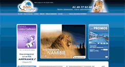 Desktop Screenshot of flashvoyages.fr